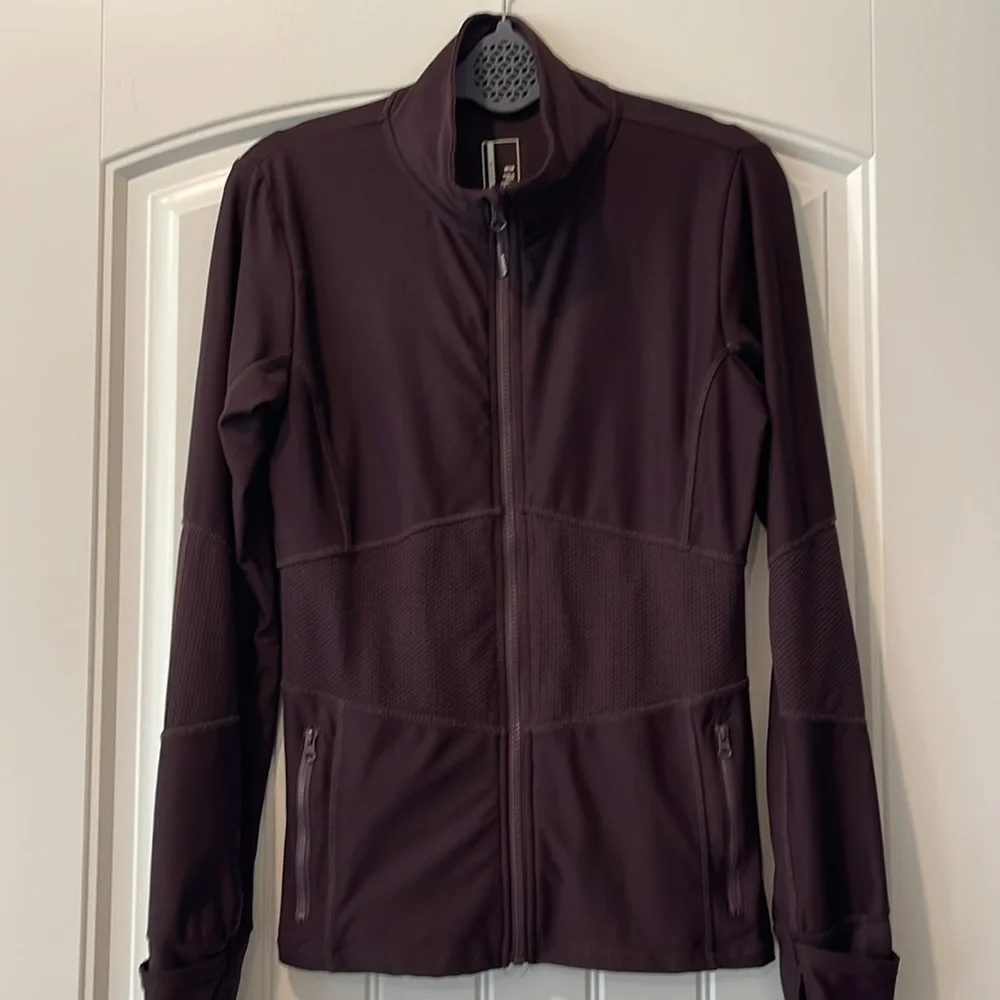 Mondetta Women's Plum Zip Up‎ Athletic Jacket Medium